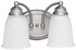 Capital Lighting Capital Vanities 2-Light Bath Vanity Matte Nickel 1087MN132