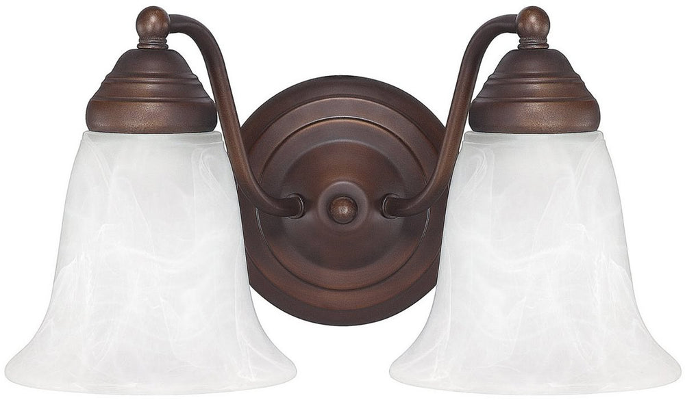 Capital Lighting Capital Vanities 2-Light Bath Vanity Burnished Bronze 1362BB117