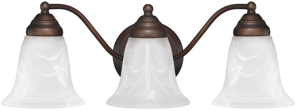 Capital Lighting Capital Vanities 3-Light Bath Vanity Burnished Bronze 1363BB117