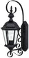 Capital Lighting Carriage House 1-Light Outdoor Fixture Black 9721BK