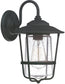 Capital Lighting Creekside 1-Light Wall Lantern Black 9601BK
