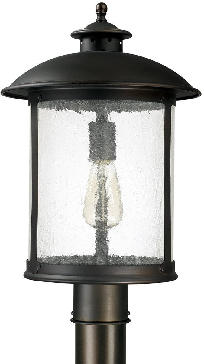 Capital Lighting Dylan 2-Light Outdoor Post Lantern Old Bronze 9565OB