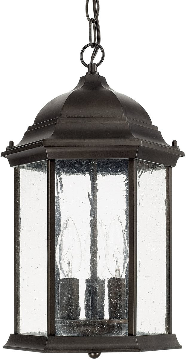 Capital Lighting Main Street 3-Light Hanging Lantern Old Bronze 9836OB