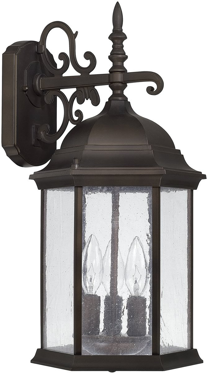 Capital Lighting Main Street 3-Light Wall Lantern Old Bronze 9834OB