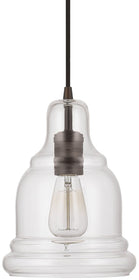 8"W Pendants 1-Light Mini-Pendant Burnished Bronze