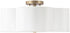 Capital Lighting Quinn 4-Light Semi-Flush Brushed Gold 4453BG561