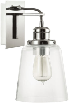 6"W Sconce 1-Light Sconce Polished Nickel