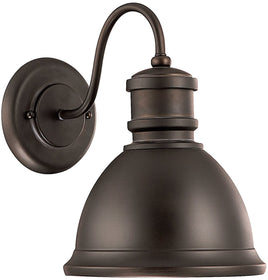13"H Signature 1-Light Outdoor Wall Lantern Old Bronze