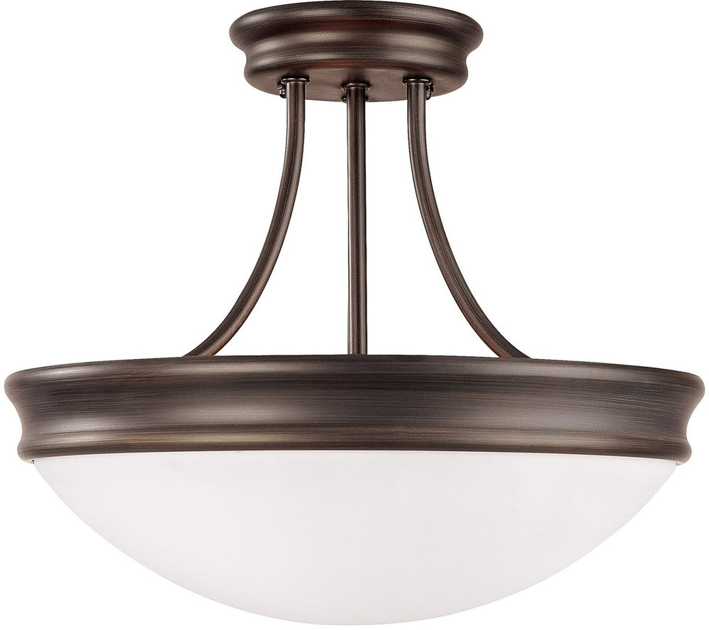 Capital Lighting Signature 3-Light Semi-Flush Fixture Oil Rubbed Bronze 2037OR