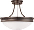 Capital Lighting Signature 3-Light Semi-Flush Fixture Oil Rubbed Bronze 2037OR