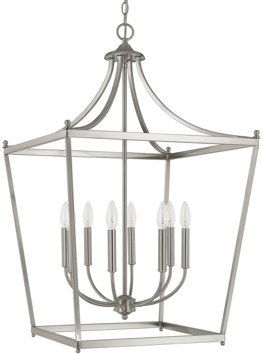Capital Lighting Stanton 8-Light Foyer  Brushed Nickel 9553BN