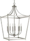 Capital Lighting Stanton 8-Light Foyer  Brushed Nickel 9553BN