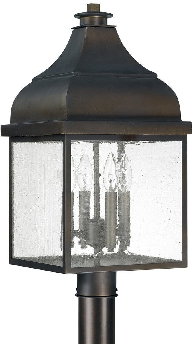 Capital Lighting Westridge 4-Light Outdoor Post Lantern Old Bronze 9645OB