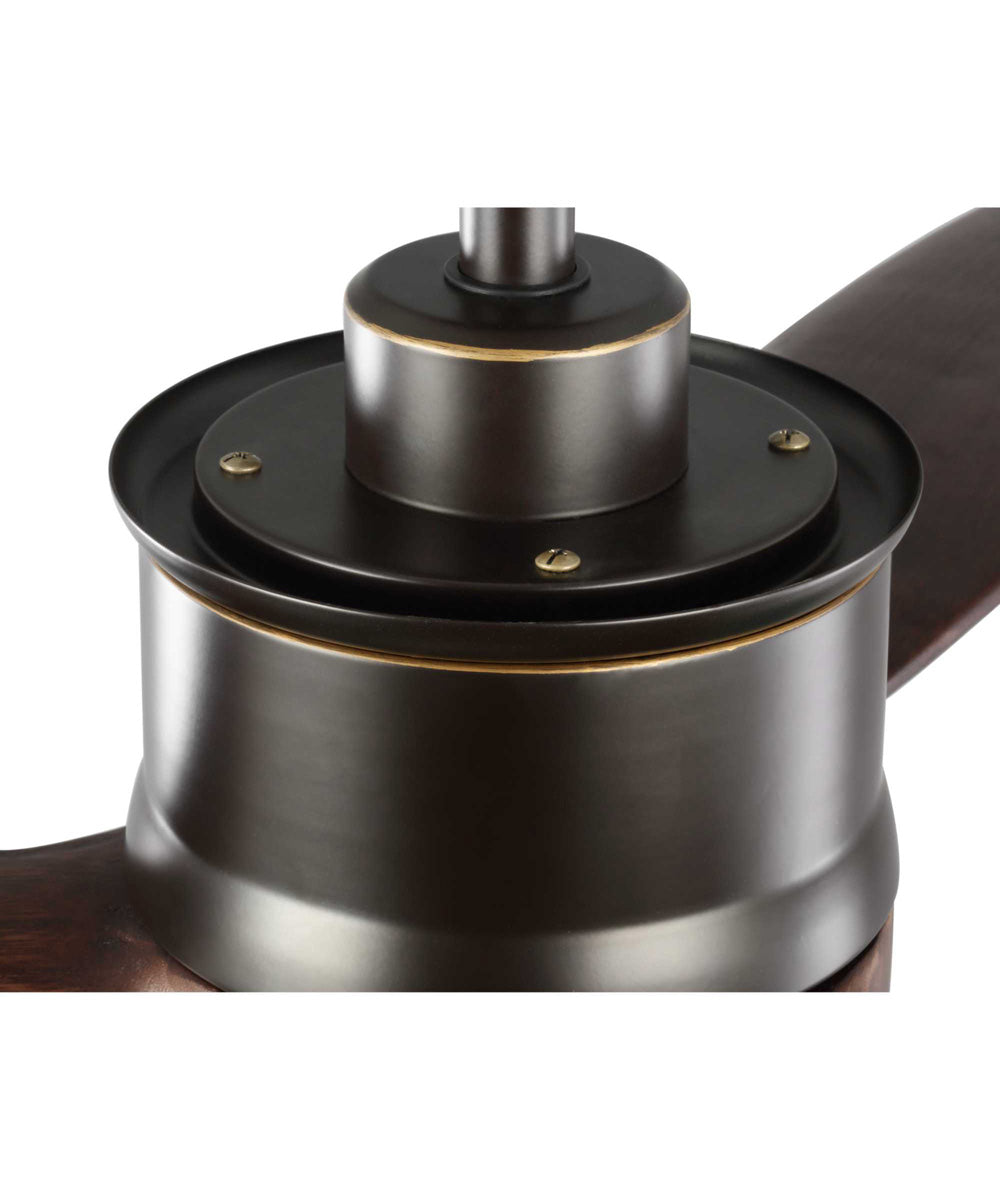 Farris 3-Blade Carved Wood 60" Ceiling Fan Oil Rubbed Bronze