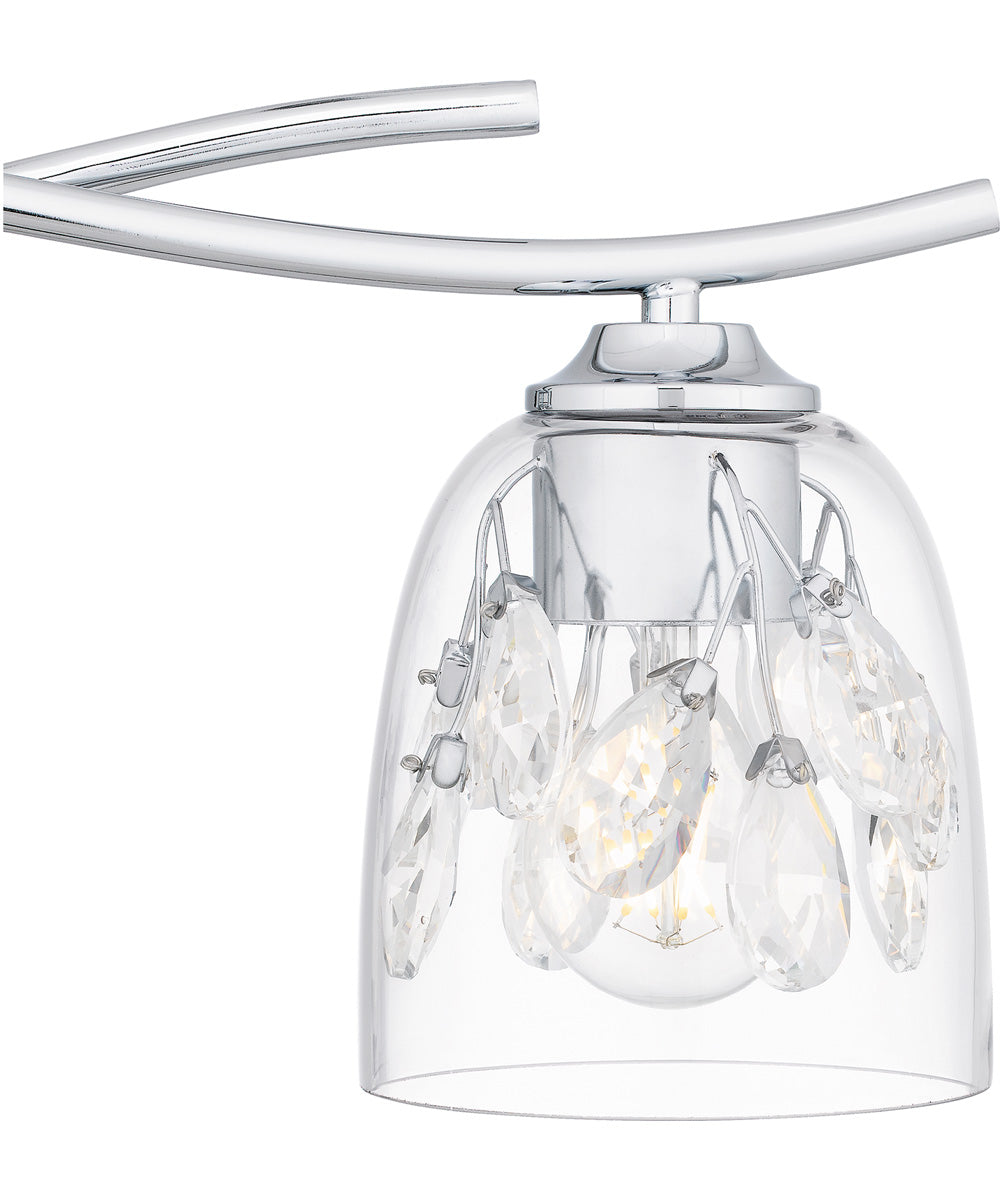 Ansley Large 3-light Bath Light Polished Chrome