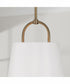 Brody 1-Light Pendant Aged Brass