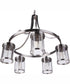 Elliot 5-Light Chandelier Brushed Polished Nickel