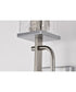Terrace 1-Light Vanity & Wall Polished Nickel