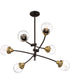 Trance 6-light Chandelier Western Bronze
