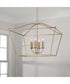 Grady 4-Light Pendant Matte Brass