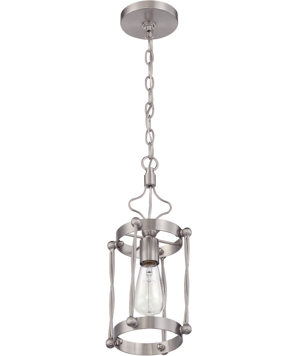 Jolenne 1-Light Mini Pendant Brushed Polished Nickel