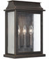 Bolton 3-Light Outdoor Wall-Lantern Rain or Shine - Oiled Bronze