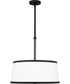 Kylen 4-light Pendant Matte Black
