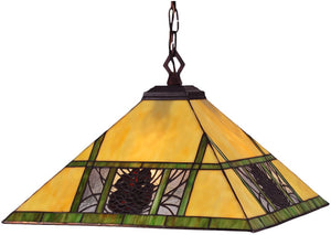 25"W Pinecone Ridge Pendant