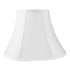 18"W x 14"H SLIP UNO FITTER White Bell Shantung Lampshade