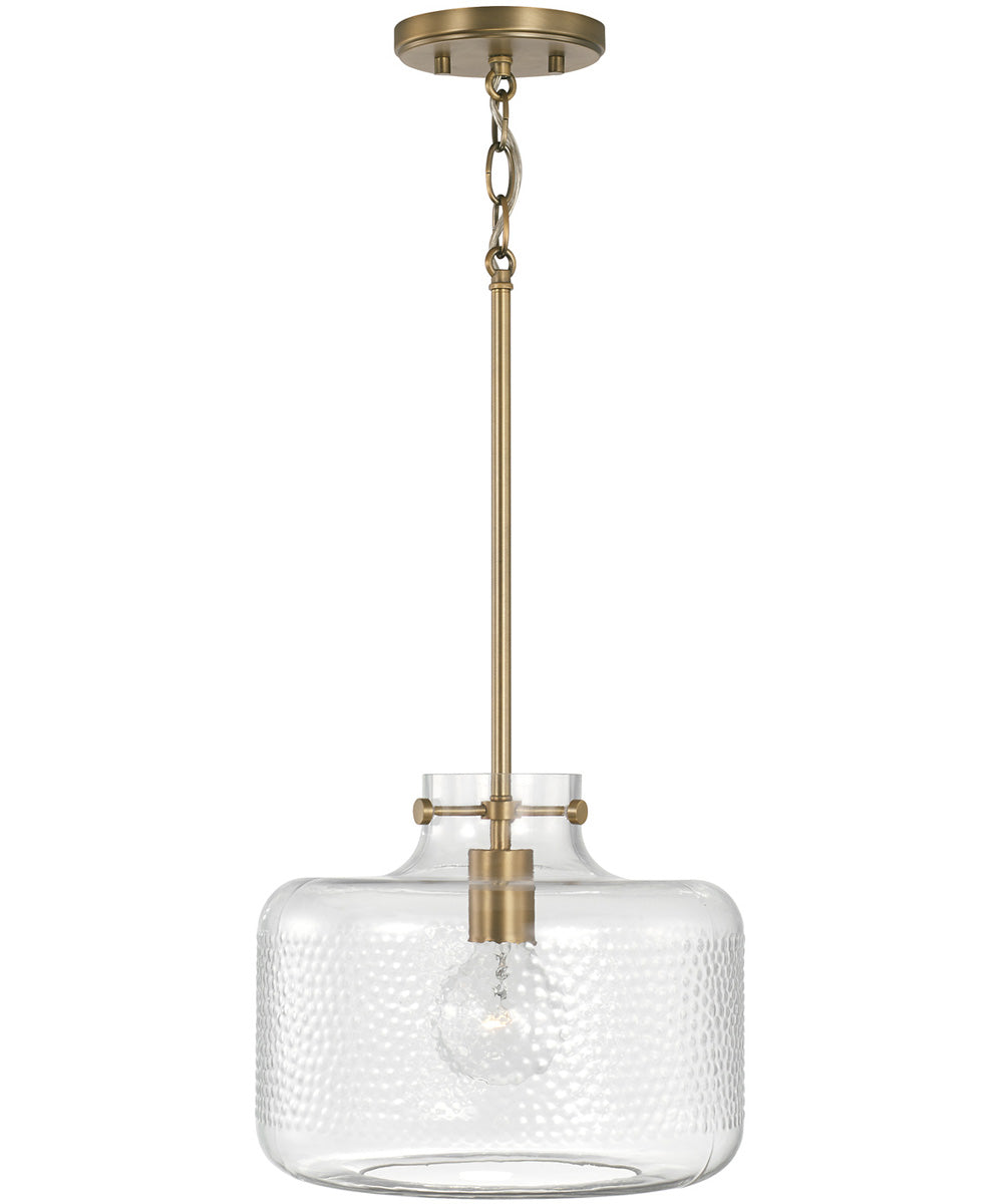 Brighton 1-Light Pendant Aged Brass
