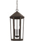 Ellsworth 3-Light Outdoor Hanging Rain or Shine - Oiled Bronze with Clear Glass