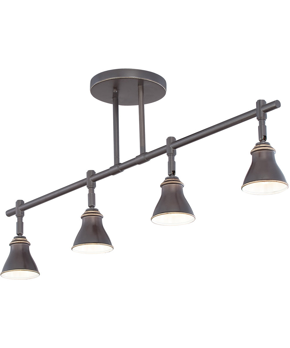Denning 4-light Track Light Palladian Bronze