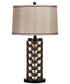 Ashley Contemporary Silver and Black Finished Table Lamp