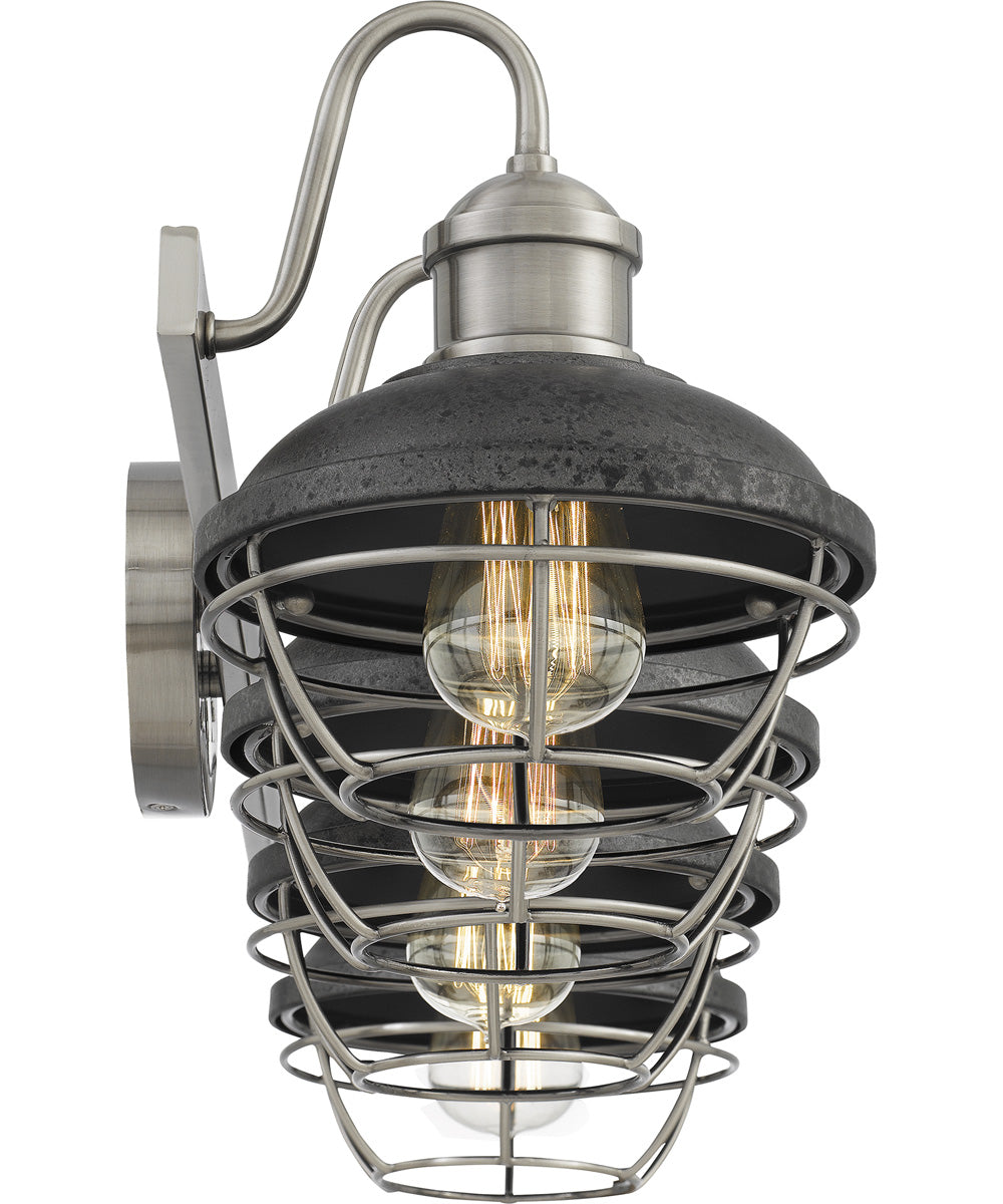 Sandpiper Extra Large 4-light Bath Light Antique Polished Nickel