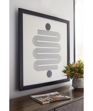 Jaegar Wall Art Black/White