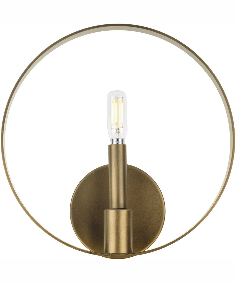 Breckenridge 1-Light Rustic Farmhouse Wall Bracket with Aged Bronze