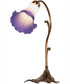 15" High Blue/White Tiffany Pond Lily Accent Lamp