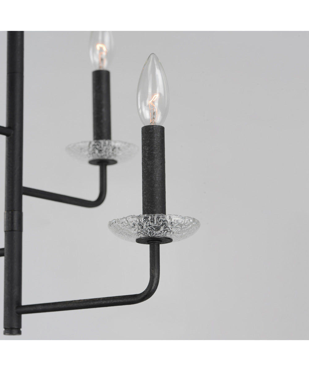 Madeira 4-Light Chandelier Anthracite