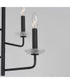 Madeira 4-Light Chandelier Anthracite