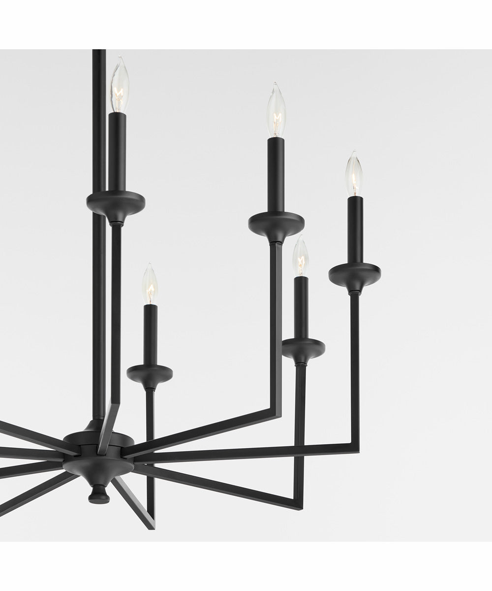 Eldorado 9-light Chandelier Matte Black