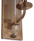 Graclyn 1-Light Wall Sconce Satin Brass