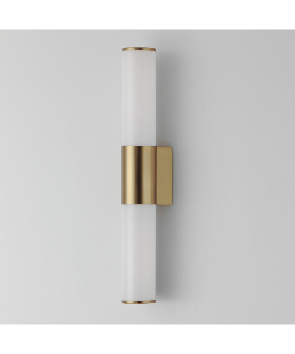 Tubo 18 inch LED Bath Vanity Natural Aged Brass