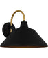 Longshore Large 1-light Outdoor Wall Light Matte Black