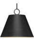 Parkhurst 3-Light New Traditional Metal Pendant Light Matte Black