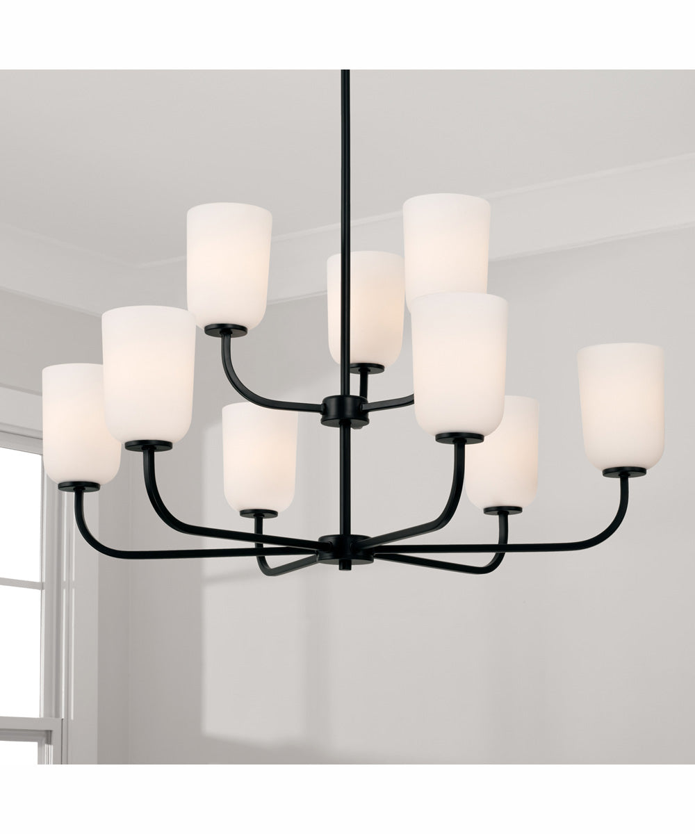 Lawson 9-Light Chandelier Matte Black