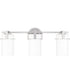 Seymour Large 3-light Bath Light Brushed Nickel