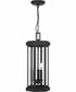 Ramsey Modern Farmhouse Outdoor Hanging Lantern Textured Black