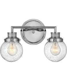 Poppy 2-Light Vanity in Chrome