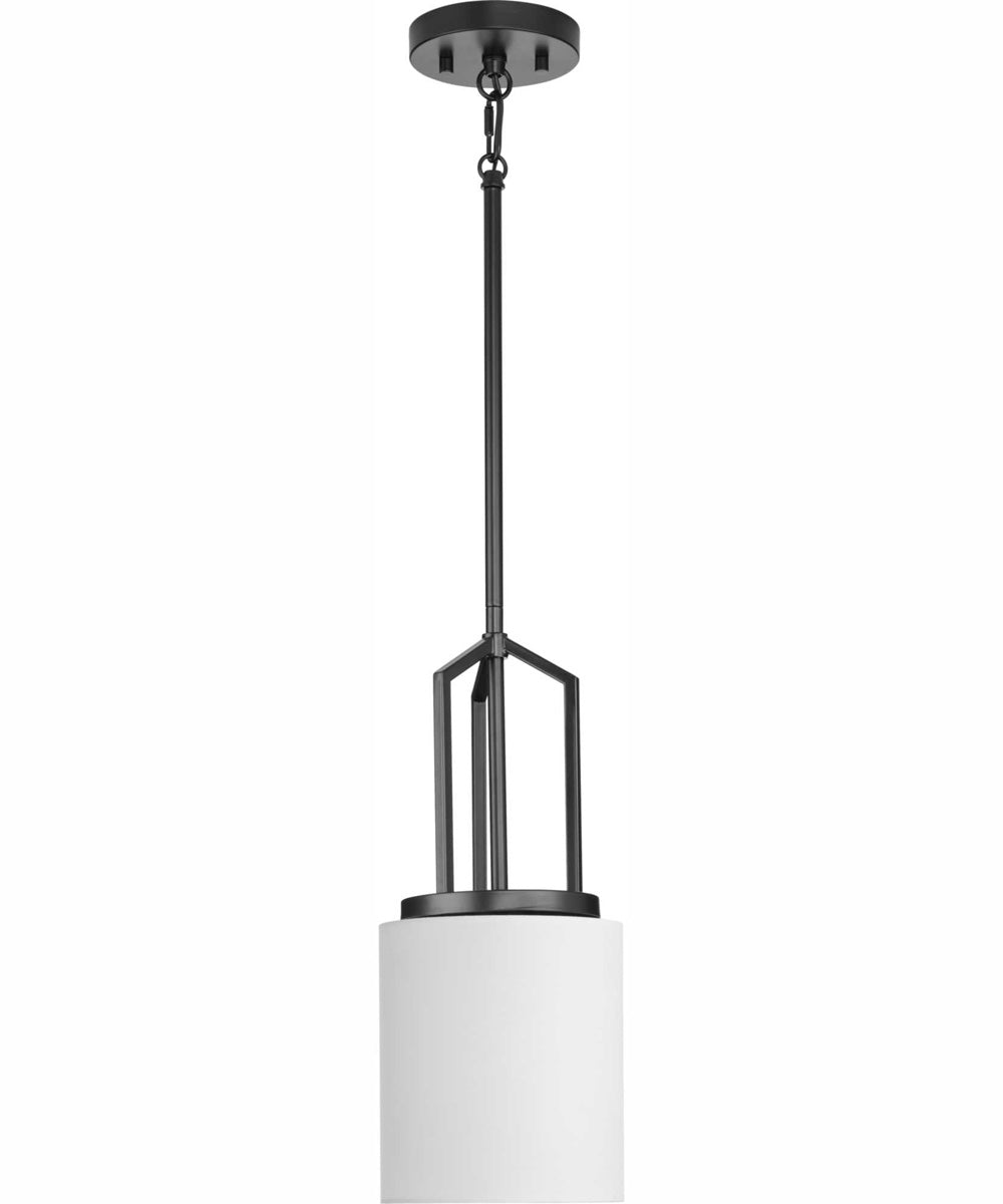 Goodwin 1-Light Modern Farmhouse Pendant Matte Black