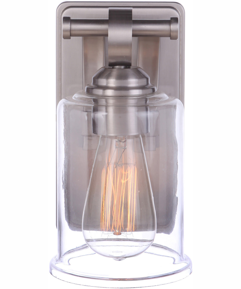 Romero 1-Light Wall Sconce Brushed Polished Nickel